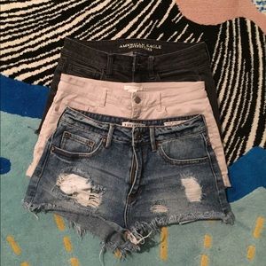 American Eagle Pac Sun High Waisted Shorts